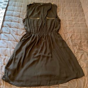 zenobia dress with gold detailing